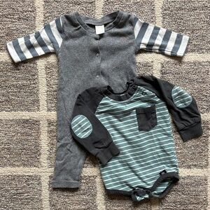SET OF TWO | LONG SLEEVE BABY OUTFIT